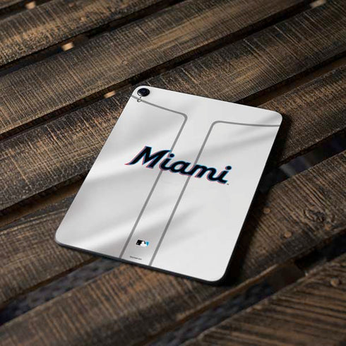 MLB Miami Marlins Home Jersey Apple iPad Pro Skin
