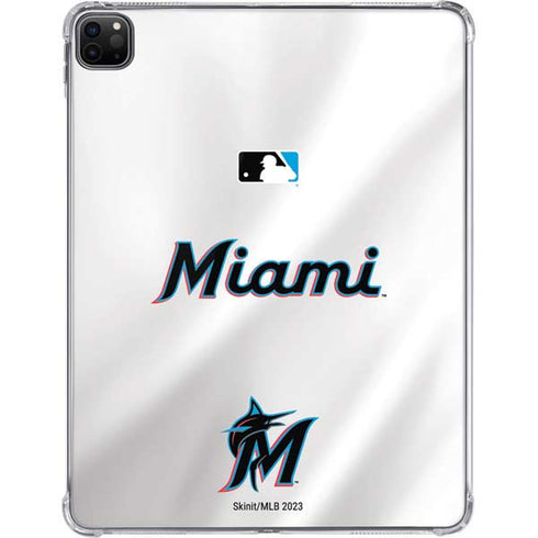 MLB Miami Marlins Home Jersey iPad Pro 11in (2024) Clear Case