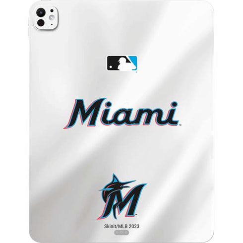 MLB Miami Marlins Home Jersey iPad Pro 13in M4 (2024) Skin