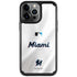 MLB Miami Marlins Home Jersey iPhone Cases