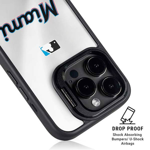 MLB Miami Marlins Home Jersey iPhone 13 Pro Max Kickstand Case