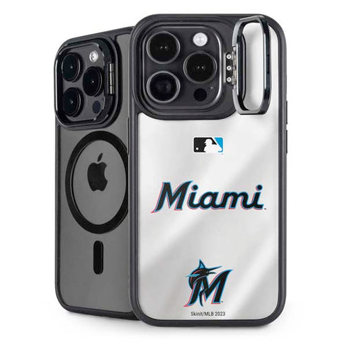 MLB Miami Marlins Home Jersey iPhone 14 Pro Max Kickstand Case