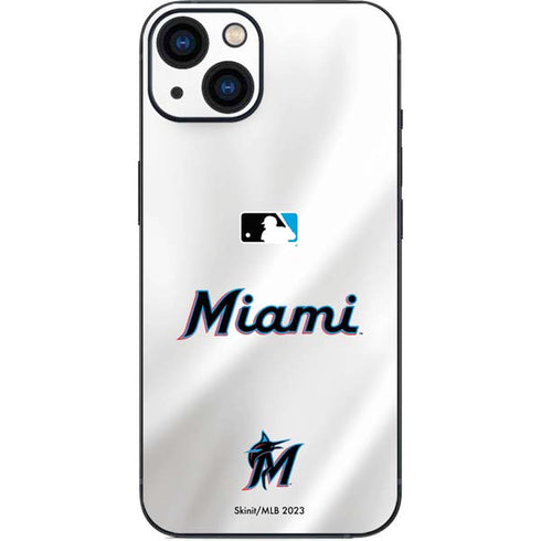 MLB Miami Marlins Home Jersey iPhone Skins
