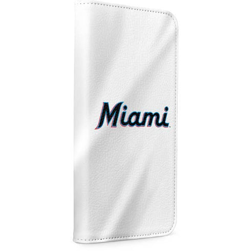 MLB Miami Marlins Home Jersey iPhone 15 Folio Case