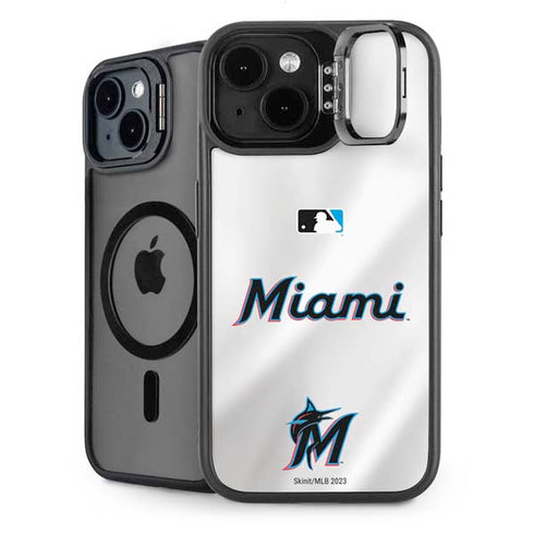 MLB Miami Marlins Home Jersey iPhone 15 Kickstand Case