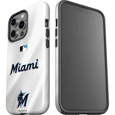 MLB Miami Marlins Home Jersey iPhone 15 Pro Impact Case