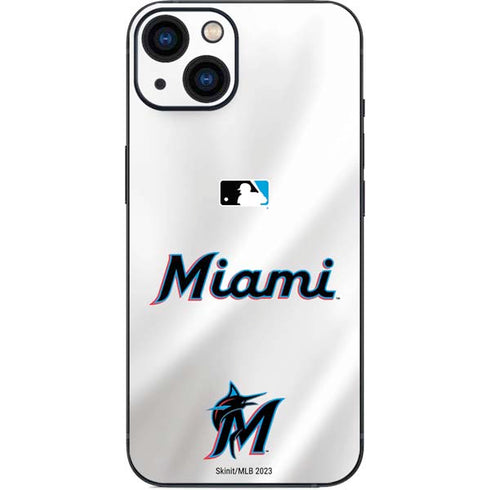 MLB Miami Marlins Home Jersey iPhone 15 Skin