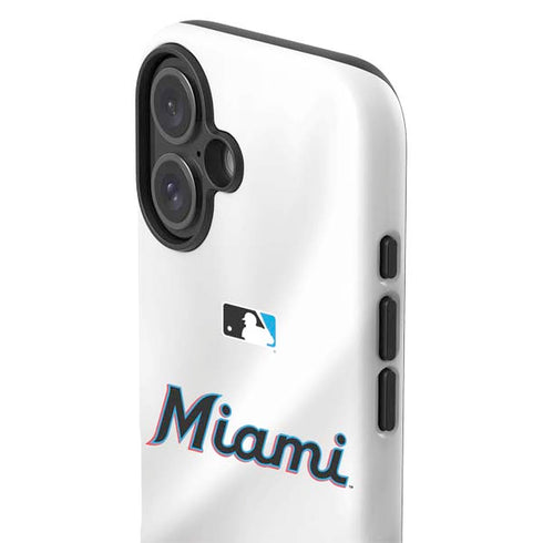 MLB Miami Marlins Home Jersey iPhone 16 Impact Case