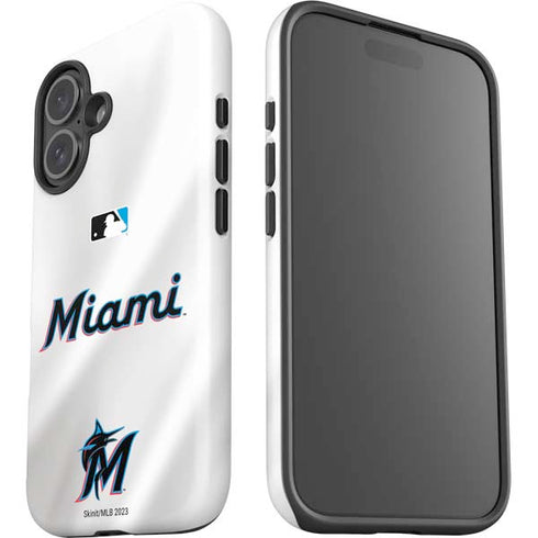 MLB Miami Marlins Home Jersey iPhone 16 Impact Case
