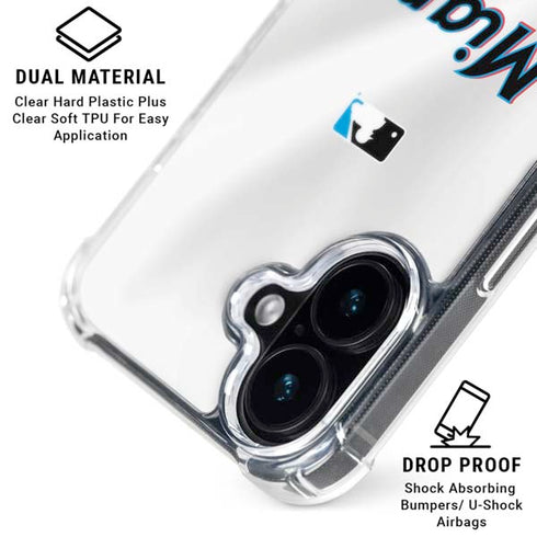 MLB Miami Marlins Home Jersey iPhone 16 MagSafe Case