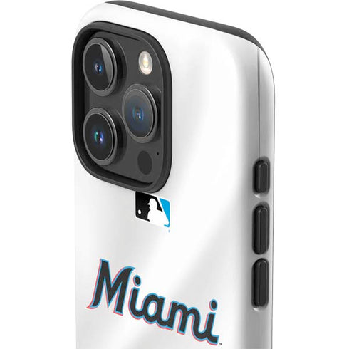 MLB Miami Marlins Home Jersey iPhone 16 Pro Impact Case