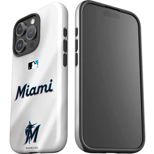 MLB Miami Marlins Home Jersey iPhone 16 Pro Impact Case