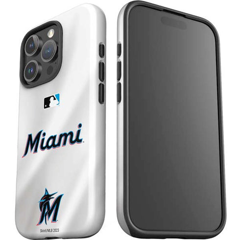 MLB Miami Marlins Home Jersey iPhone 16 Pro Max Impact Case