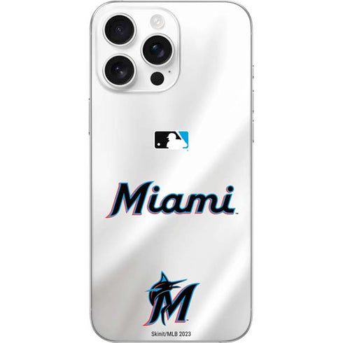 MLB Miami Marlins Home Jersey iPhone 16 Pro Max Skin