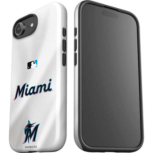 MLB Miami Marlins Home Jersey iPhone 16e Impact Case