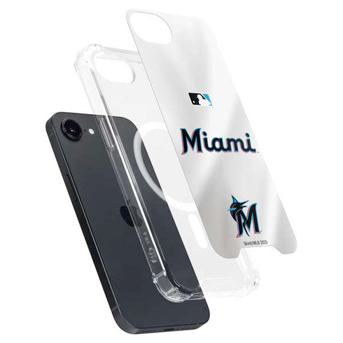MLB Miami Marlins Home Jersey iPhone 16e MagSafe Case
