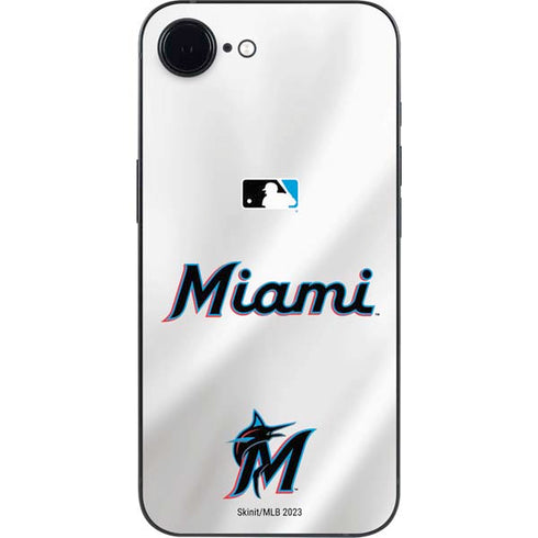 MLB Miami Marlins Home Jersey iPhone 16e Skin