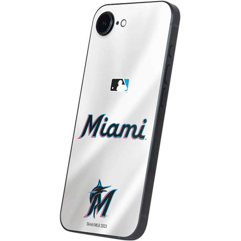 MLB Miami Marlins Home Jersey iPhone 16e Skin