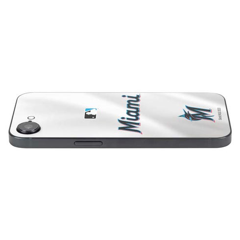MLB Miami Marlins Home Jersey iPhone 16e Skin