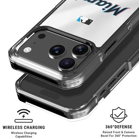 MLB Miami Marlins Home Jersey iPhone 18 Pro Clear Case