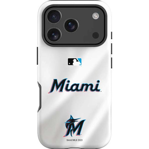 MLB Miami Marlins Home Jersey iPhone 18 Pro Impact Case