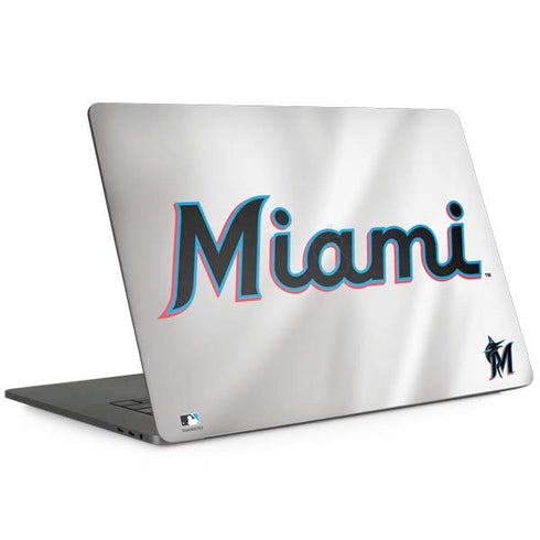 MLB Miami Marlins Home Jersey MacBook Skins