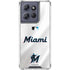 MLB Miami Marlins Home Jersey Moto G 5G (2025) Clear Case