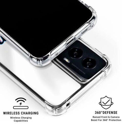 MLB Miami Marlins Home Jersey Moto G Power 5G (2024) Clear Case