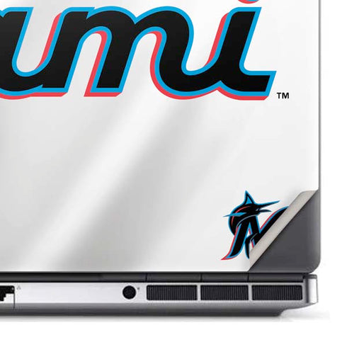 MLB Miami Marlins Home Jersey Dell Precision Skin