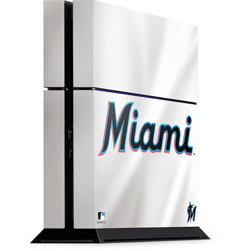 MLB Miami Marlins Home Jersey PlayStation PS4 Skins