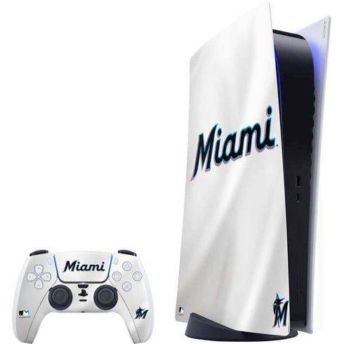 MLB Miami Marlins Home Jersey PlayStation PS5 Skins