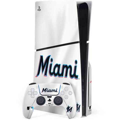 MLB Miami Marlins Home Jersey PlayStation PS5 Skins