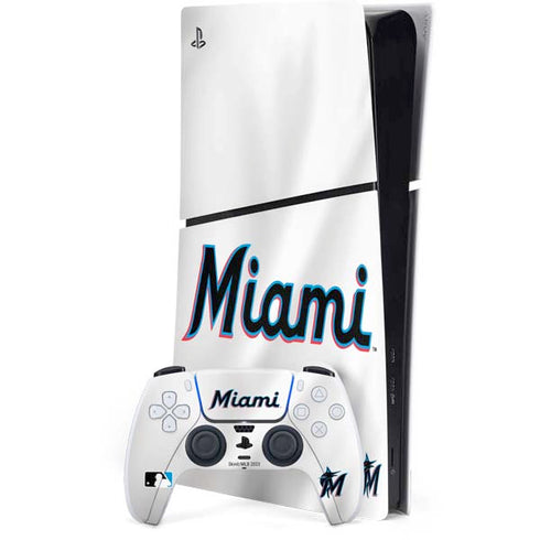 MLB Miami Marlins Home Jersey PlayStation PS5 Skins