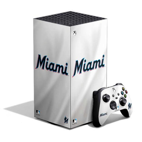 MLB Miami Marlins Home Jersey XBox Series X Digital Edition Bundle Skin