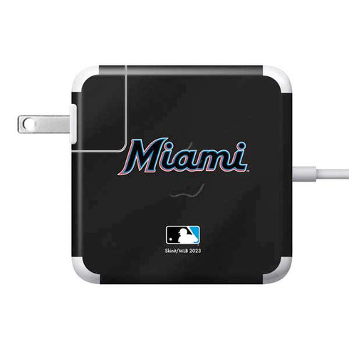 MLB Miami Marlins Jersey Alternate 85W Power Adapter (15 and 17 inch MacBook Pro Charger) Skin