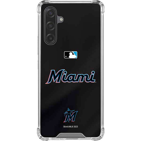 MLB Miami Marlins Jersey Alternate Galaxy A17 Clear Case