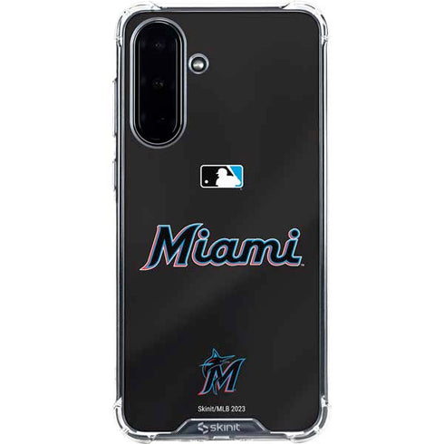 MLB Miami Marlins Jersey Alternate Galaxy A36 5G Clear Case