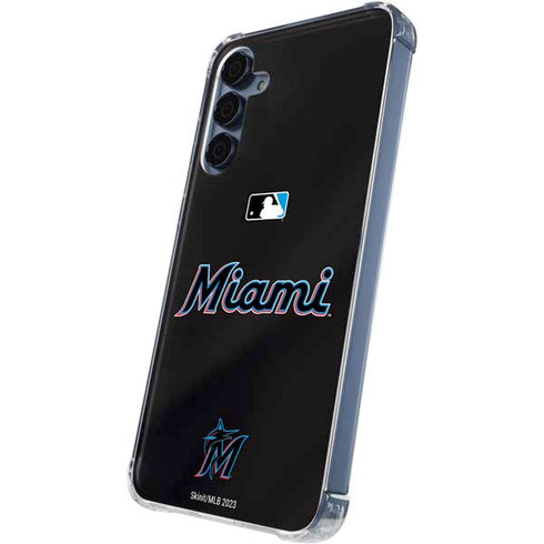 MLB Miami Marlins Jersey Alternate Galaxy A55 5G Clear Case