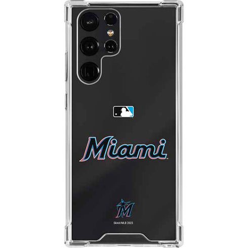 MLB Miami Marlins Jersey Alternate Galaxy S23 Ultra Clear Case
