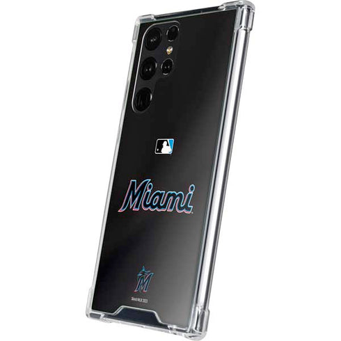 MLB Miami Marlins Jersey Alternate Galaxy S23 Ultra Clear Case
