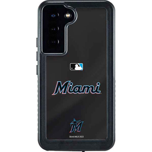 MLB Miami Marlins Jersey Alternate Galaxy S24 Plus Waterproof Case