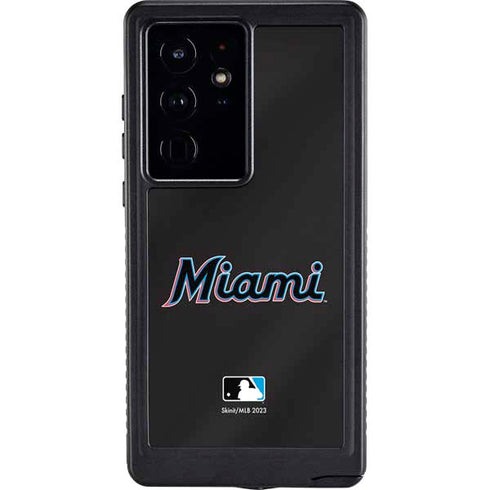 MLB Miami Marlins Jersey Alternate Galaxy S24 Ultra Waterproof Case