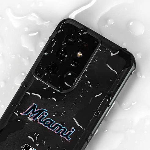 MLB Miami Marlins Jersey Alternate Galaxy S24 Ultra Waterproof Case