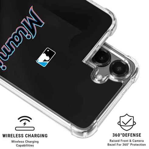 MLB Miami Marlins Jersey Alternate Galaxy S26 Plus Clear Case