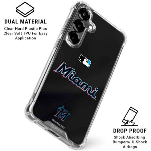 MLB Miami Marlins Jersey Alternate Galaxy S26 Plus Clear Case