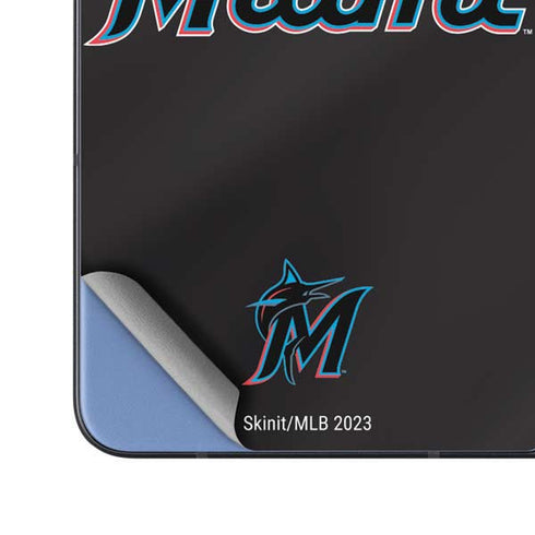 MLB Miami Marlins Jersey Alternate Galaxy Z Fold5 5G Skin