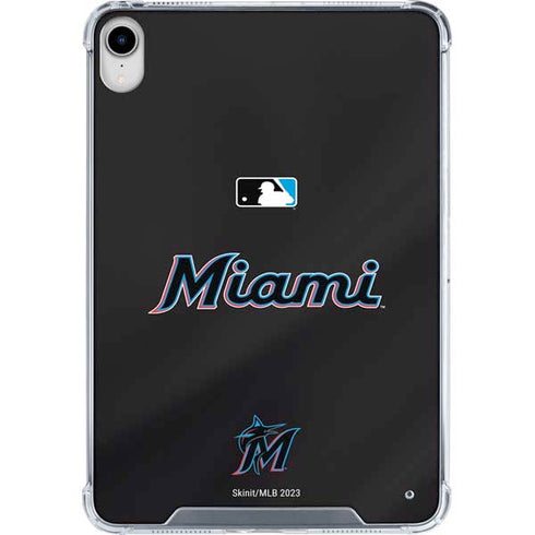 MLB Miami Marlins Jersey Alternate iPad 11th Gen (2025) Clear Case