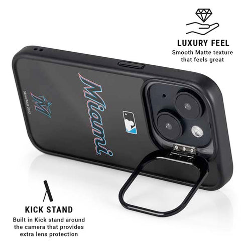 MLB Miami Marlins Jersey Alternate iPhone 14 Kickstand Case