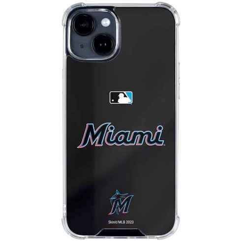 MLB Miami Marlins Jersey Alternate iPhone 15 Clear Case
