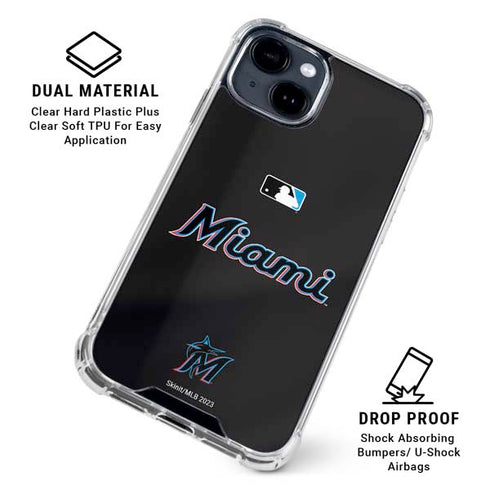 MLB Miami Marlins Jersey Alternate iPhone 15 Clear Case